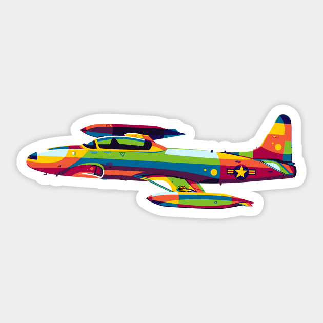 T-33 Shooting Star Sticker by wpaprint